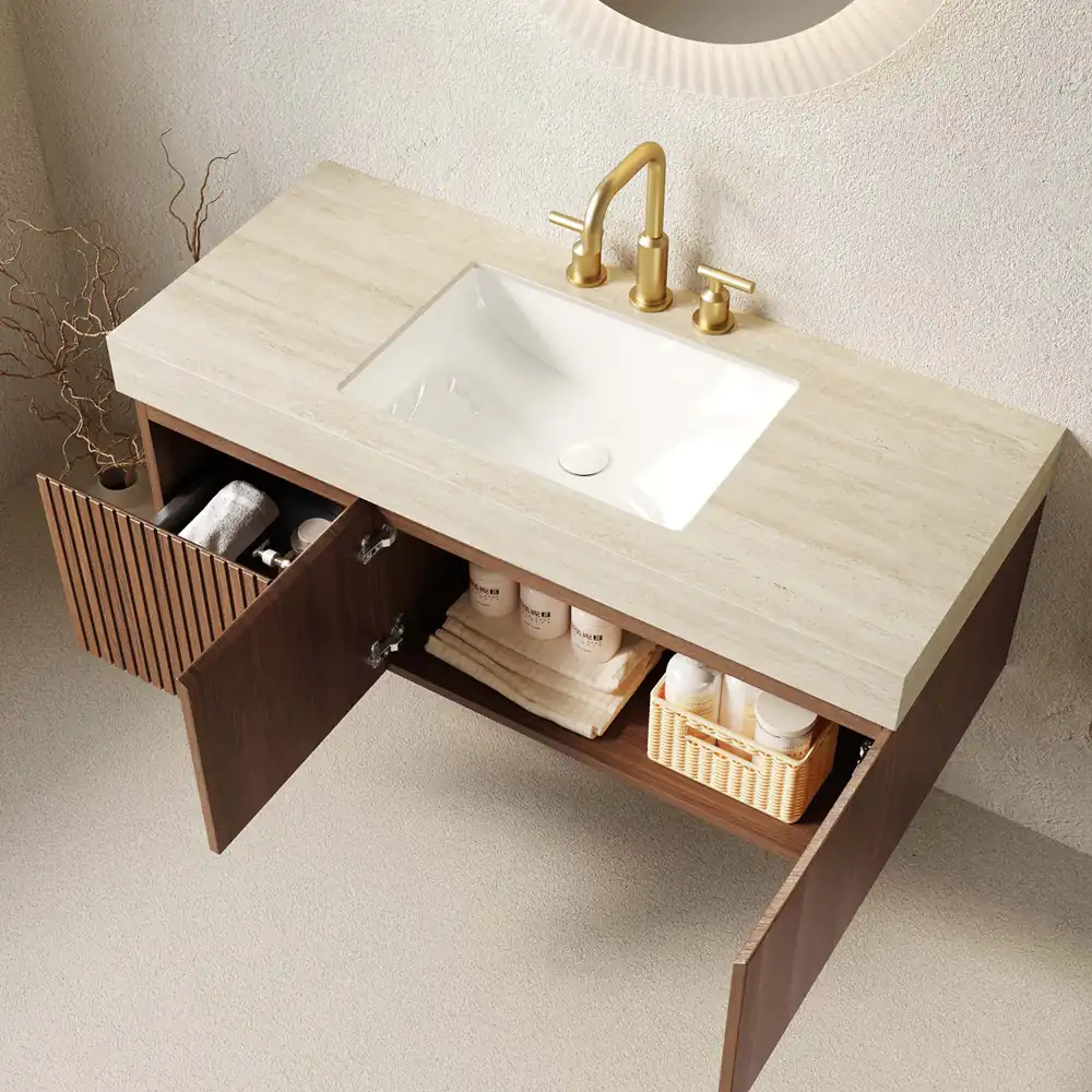 مرتب کردن کابینت زیر روشویی