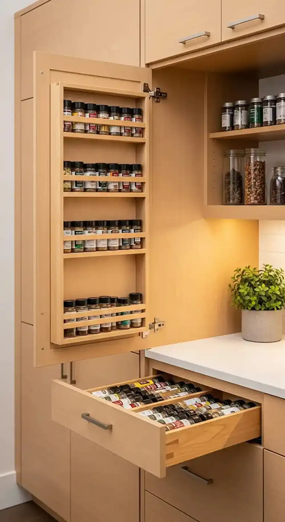 چیدمان کابینت ادویه