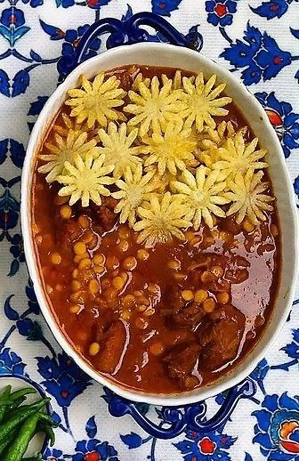 تزیین غذای سنتی ایرانی