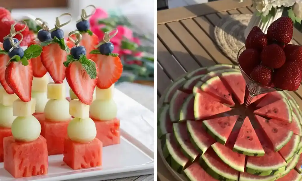 تزیین هندوانه برای مهمانی