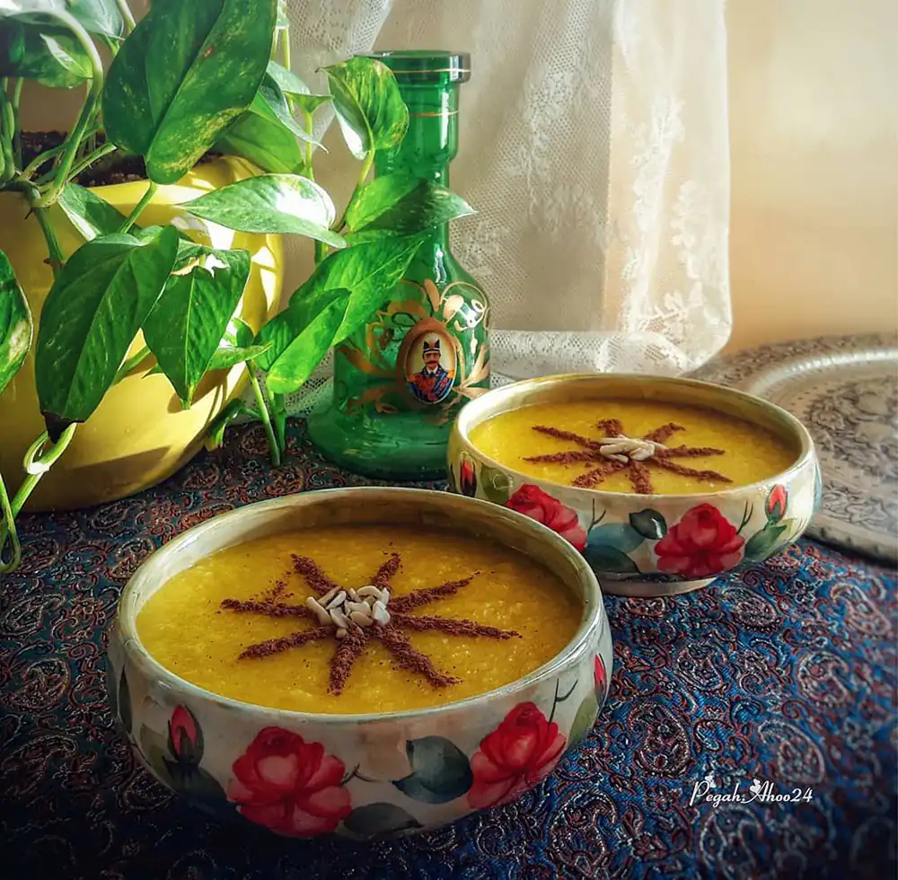 تزیین شله زرد