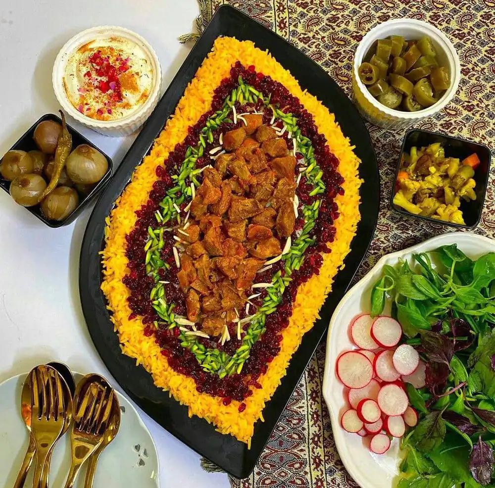 تزیین برنج