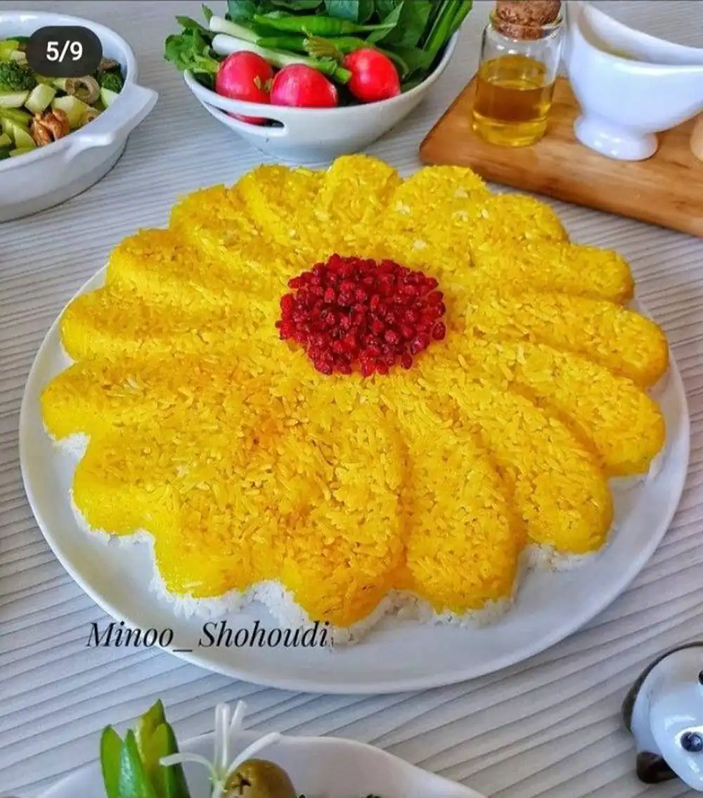 تزیین برنج