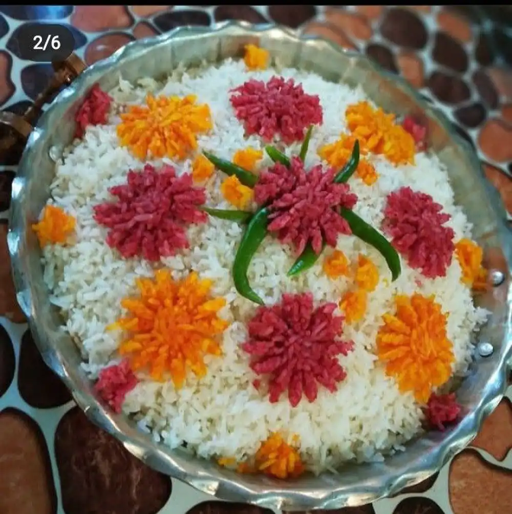 تزیین برنج
