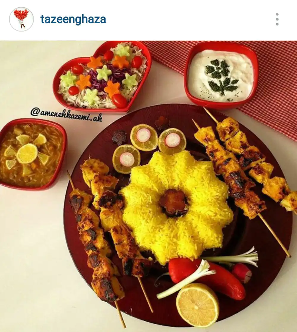 تزیین برنج