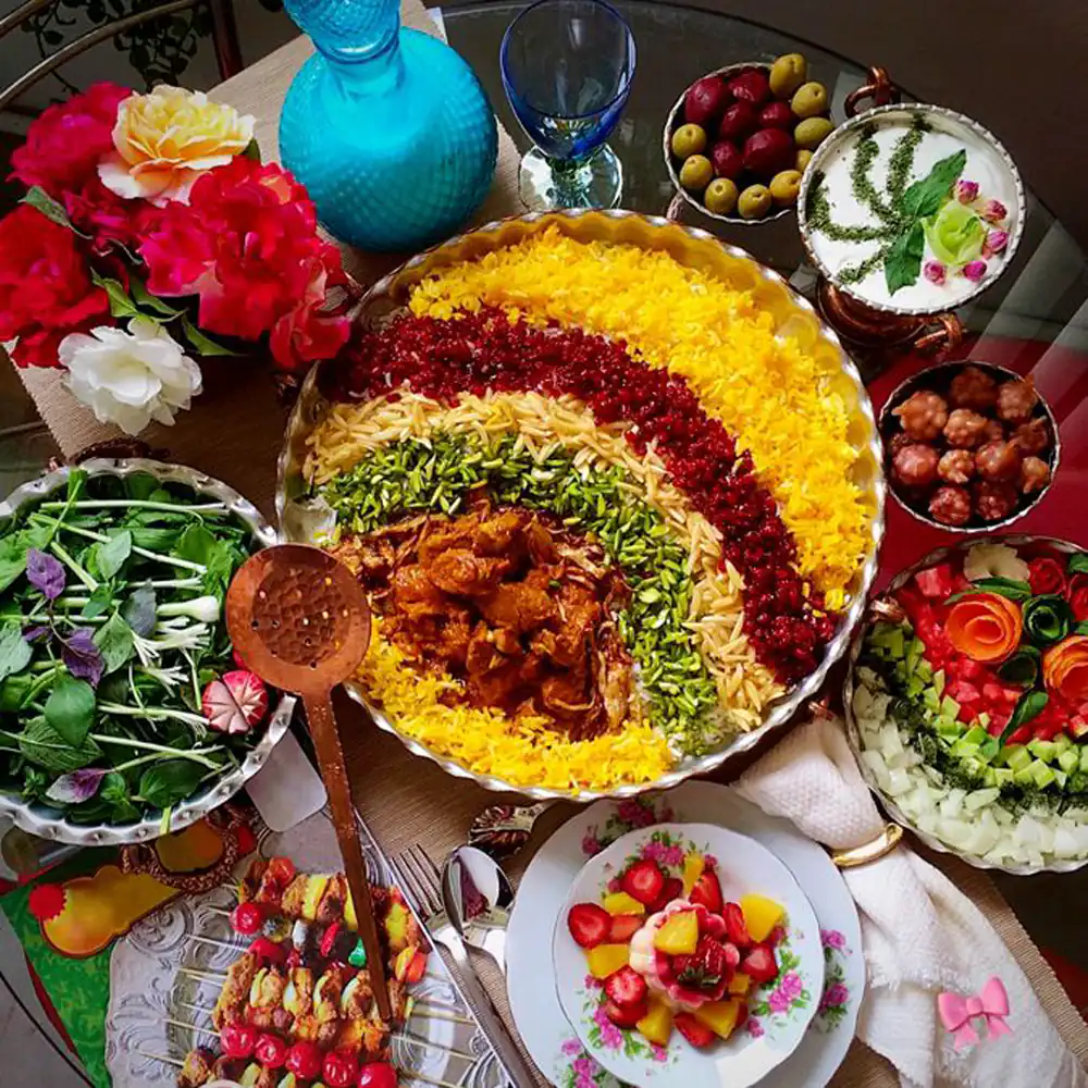 تزیین برنج