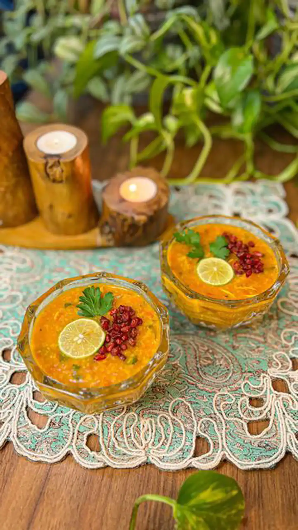 تزیین غذا ساده