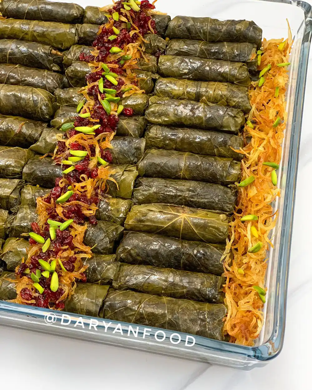 تزیین غذا ساده