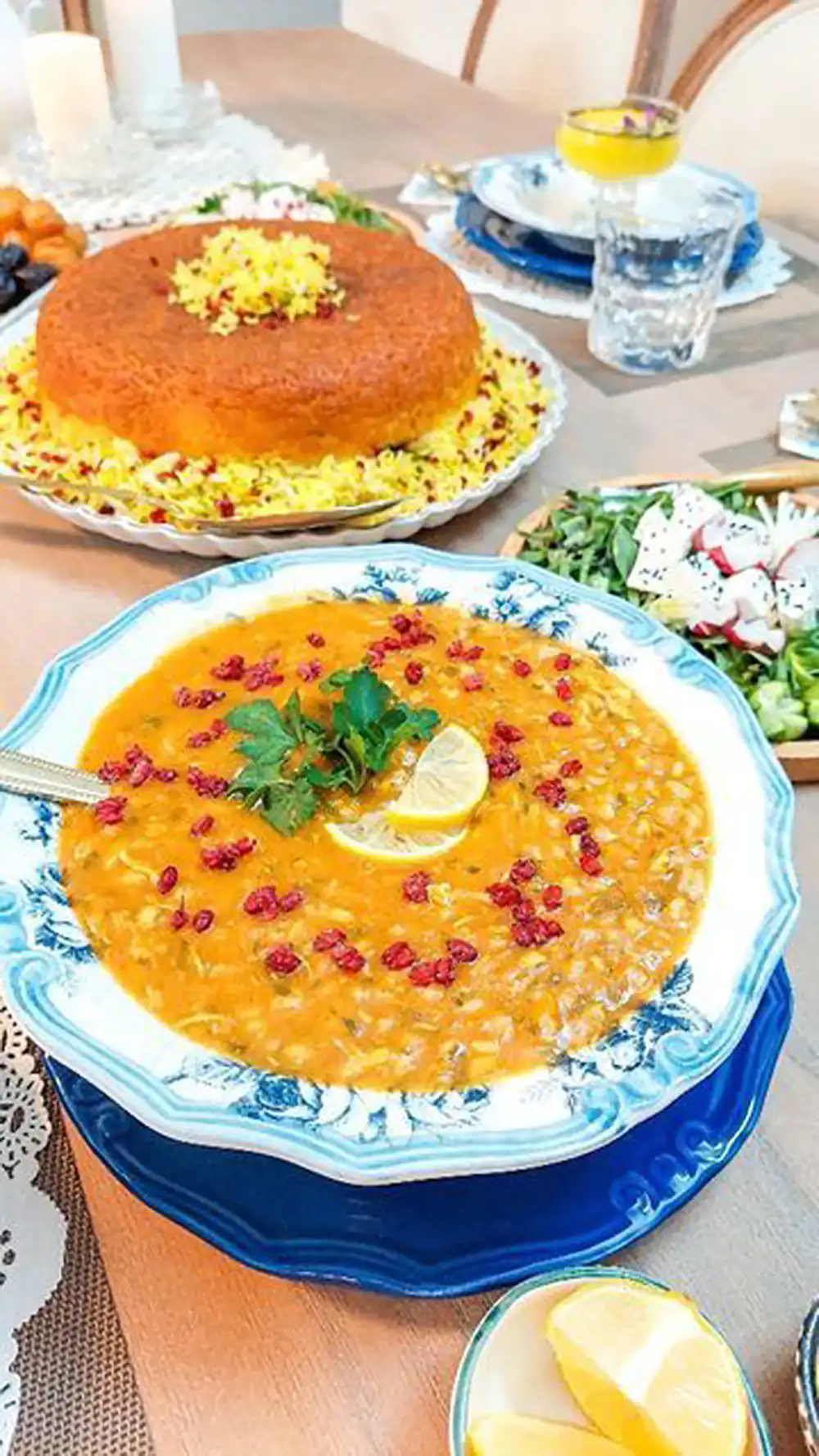 تزیین سوپ