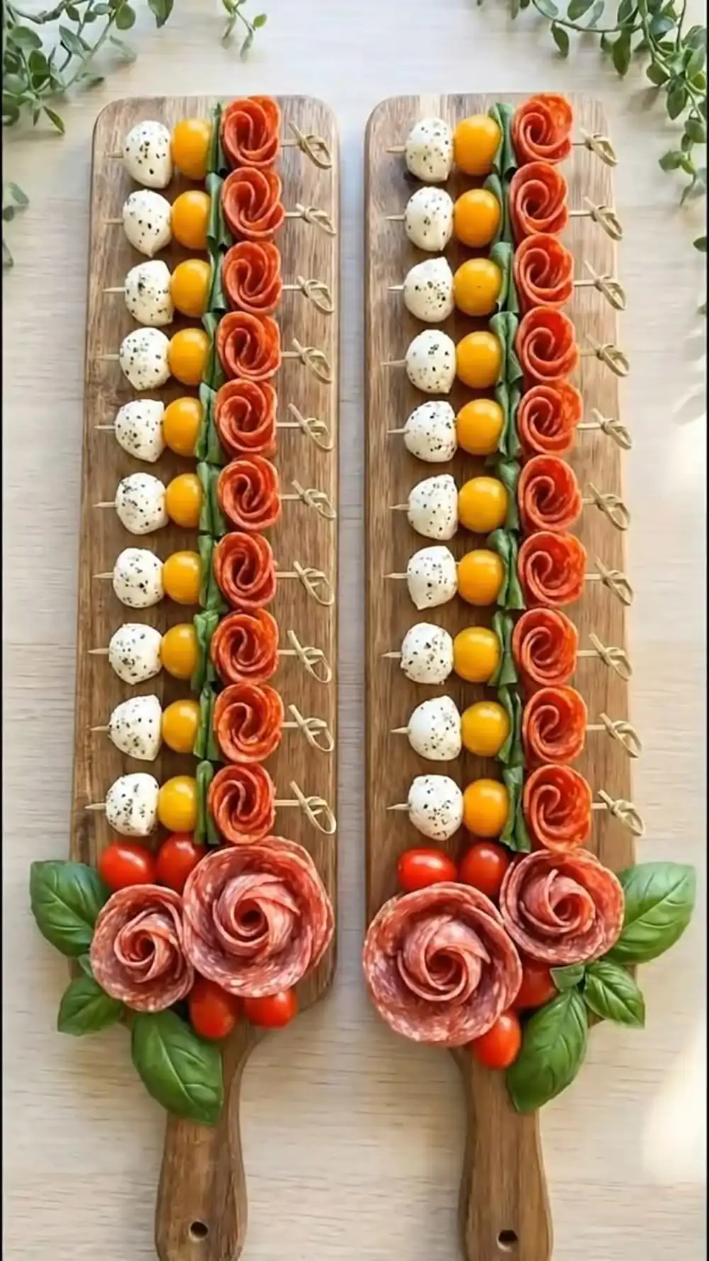 تزیین غذا به شکل گل