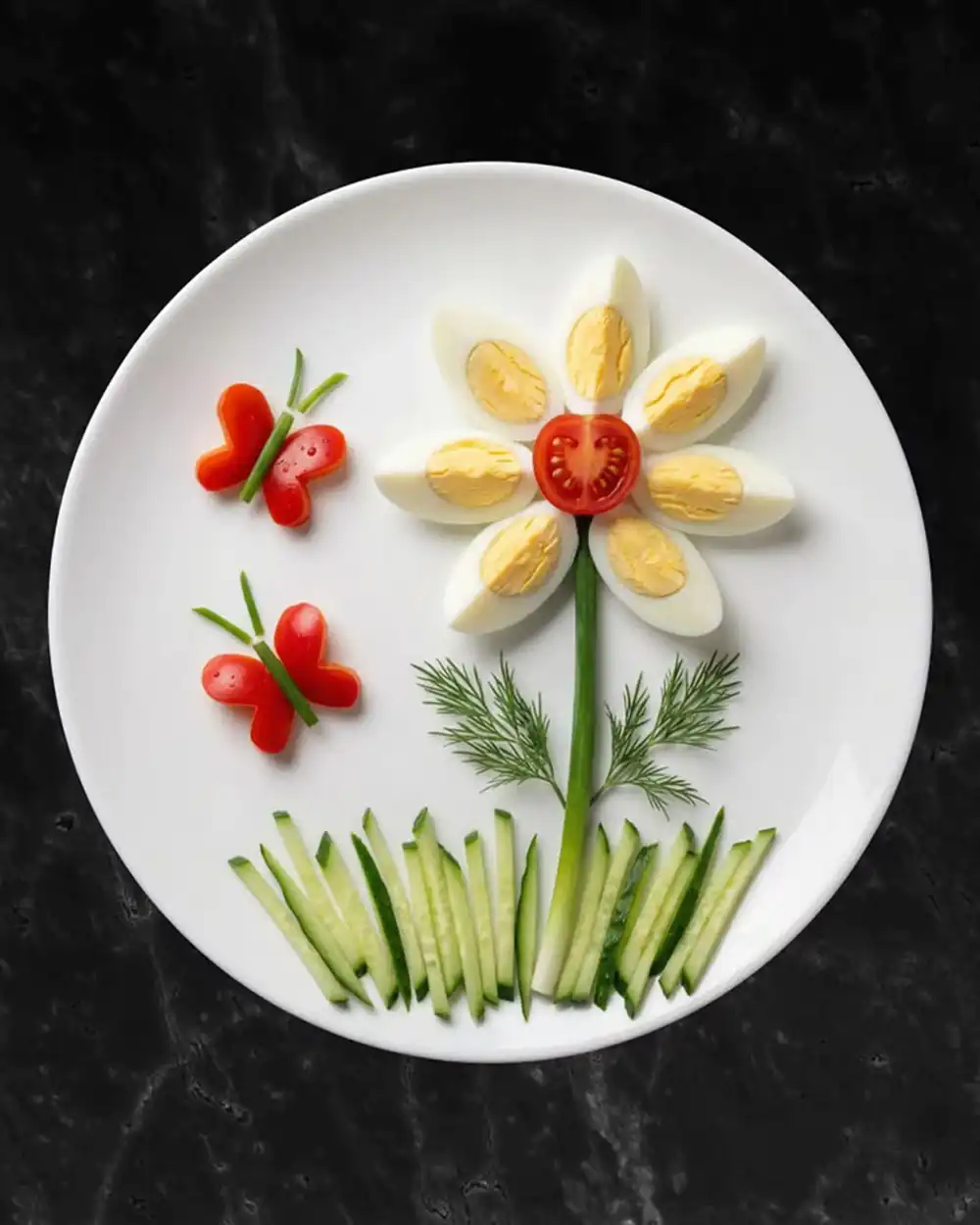 تزیین غذا برای روز غذای سالم