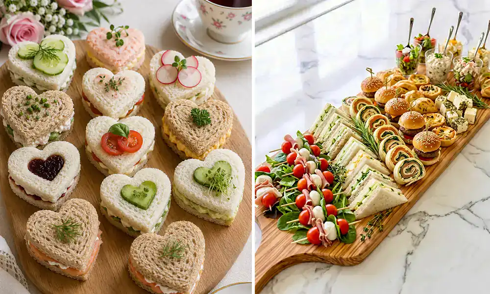 تزیین ساندویچ برای تولد