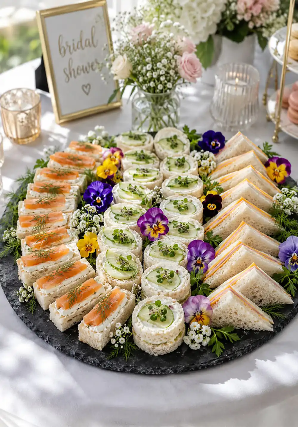 تزیین ساندویچ برای تولد