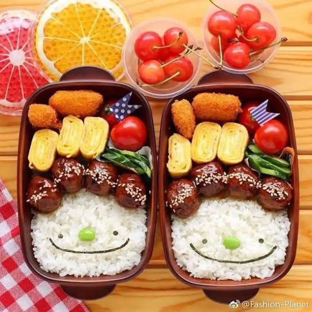 تزیین ظرف غذای کودک