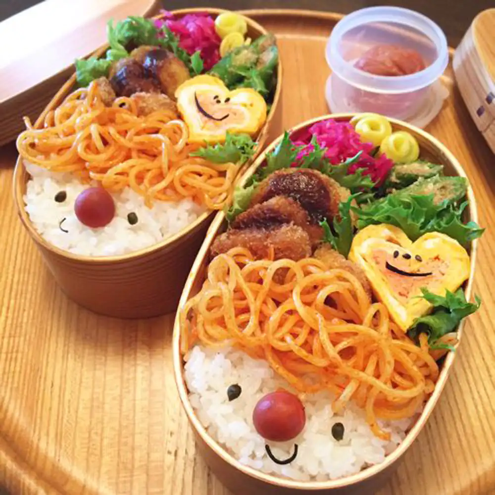 تزیین ظرف غذای کودک