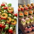 تزیین غذا با سیخ چوبی؛ 15 ایده ساده و شیک برای زیباتر شدن سفره
