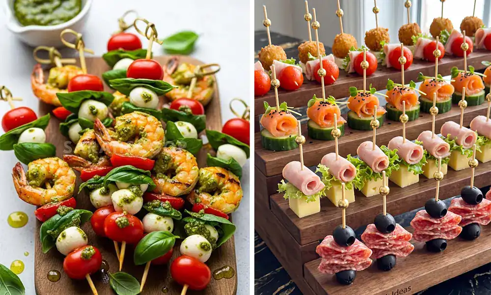 تزیین غذا با سیخ چوبی؛ 15 ایده ساده و شیک برای زیباتر شدن سفره