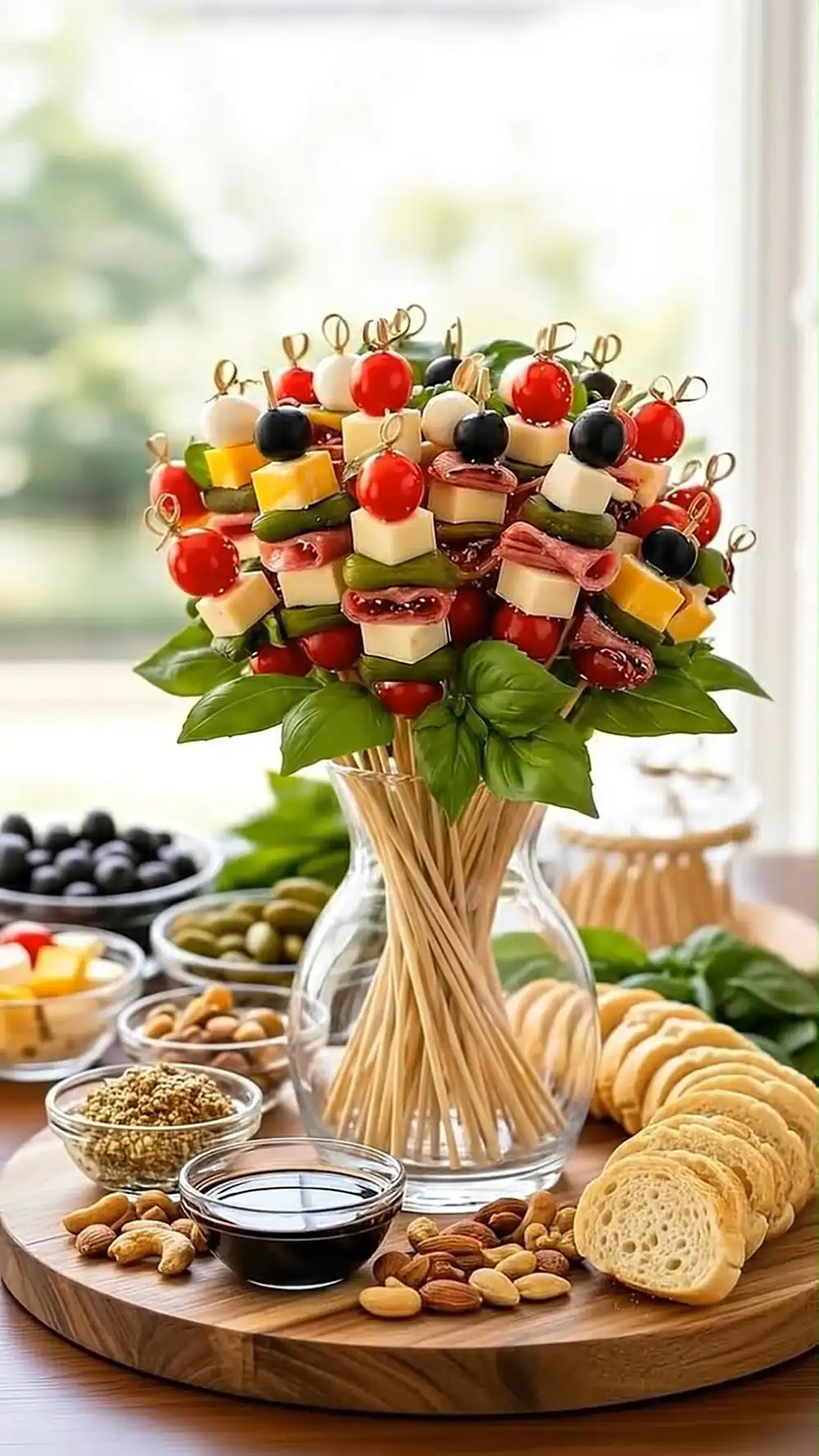 تزیین غذا با سیخ چوبی