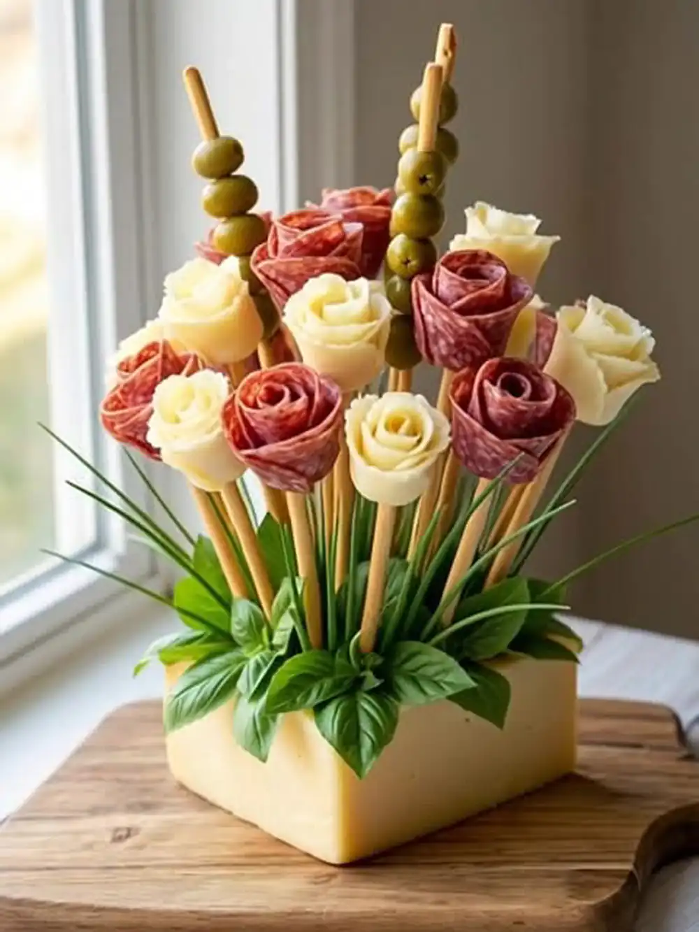 تزیین غذا با سیخ چوبی
