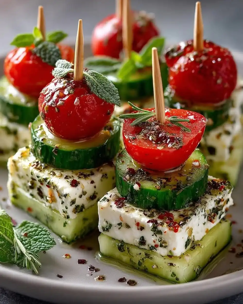 تزیین غذا با سیخ چوبی