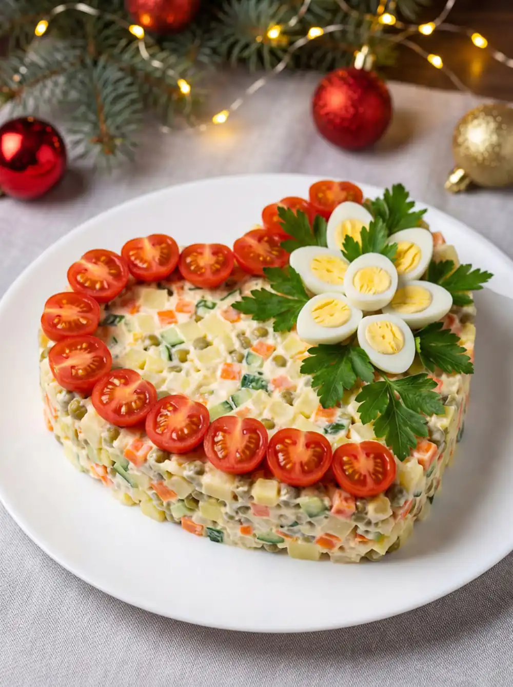 تزیین غذا الویه