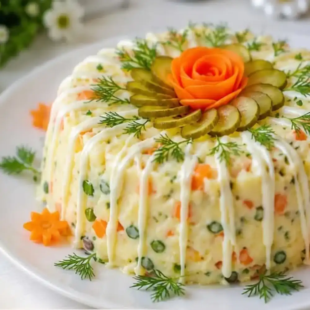 تزیین غذا الویه