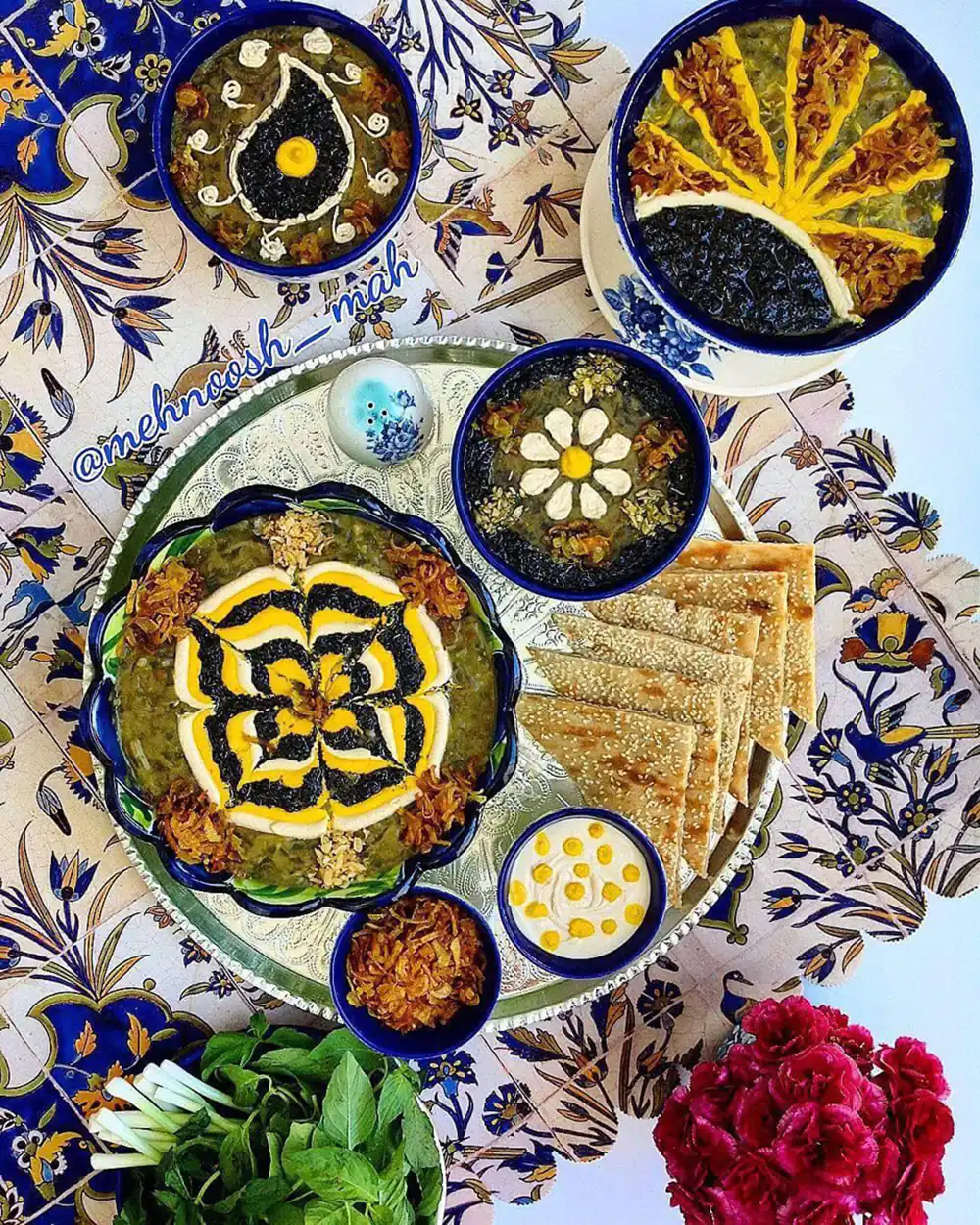 تزیین غذا ایرانی