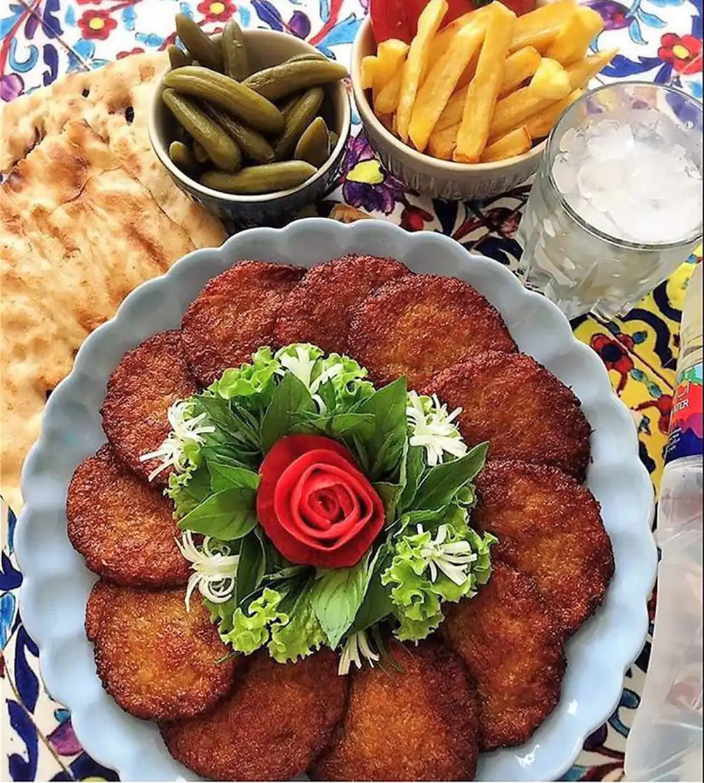 تزیین غذا ایرانی