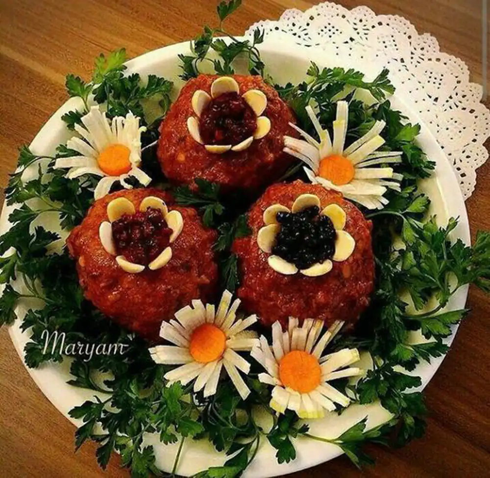 تزیین غذا ایرانی