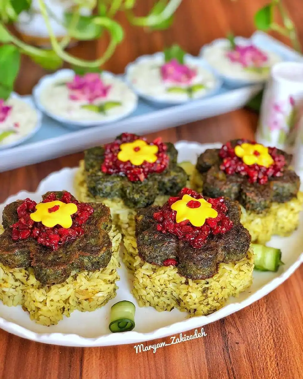 تزیین غذا ایرانی