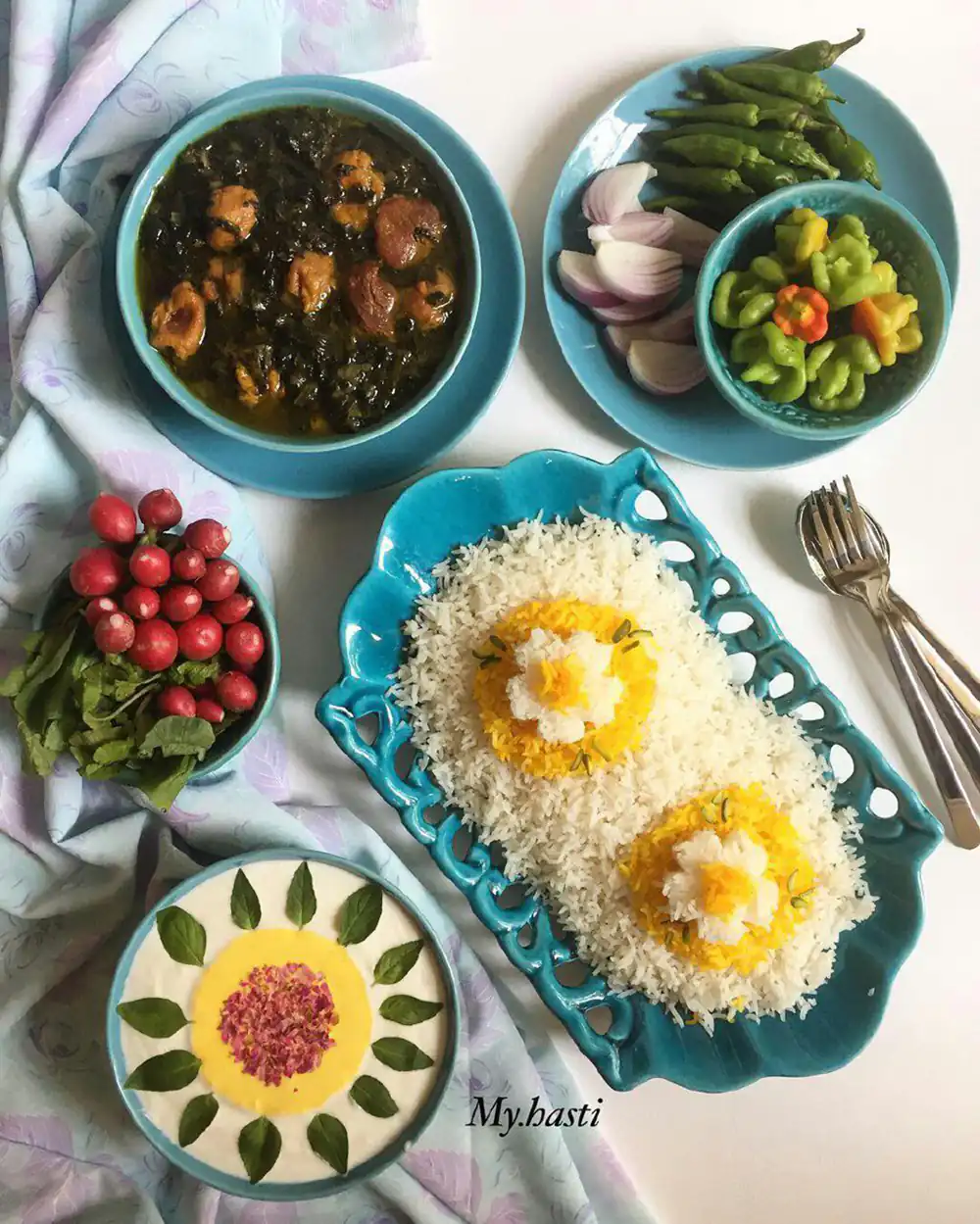 تزیین غذا ایرانی
