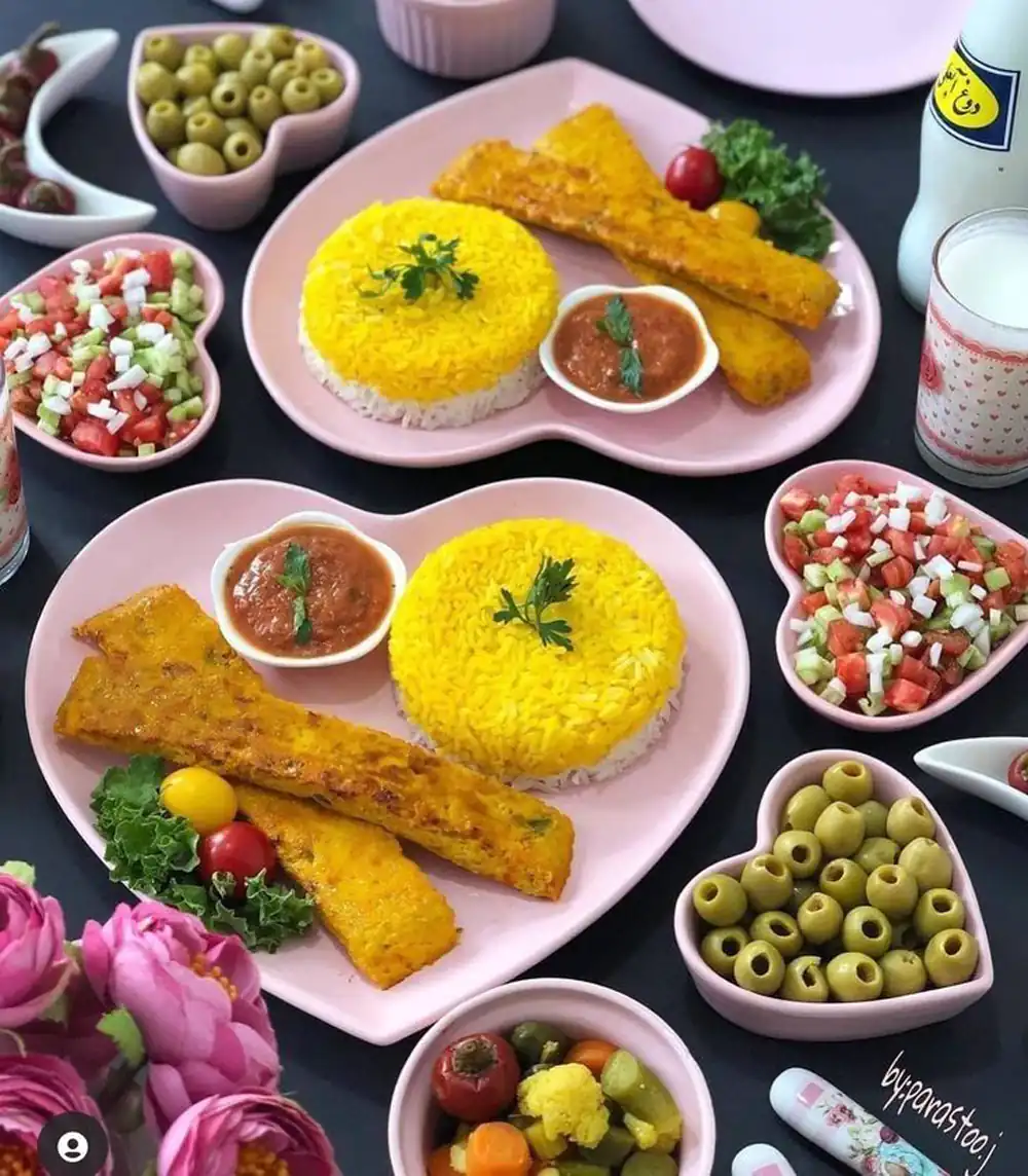 تزیین غذا ایرانی