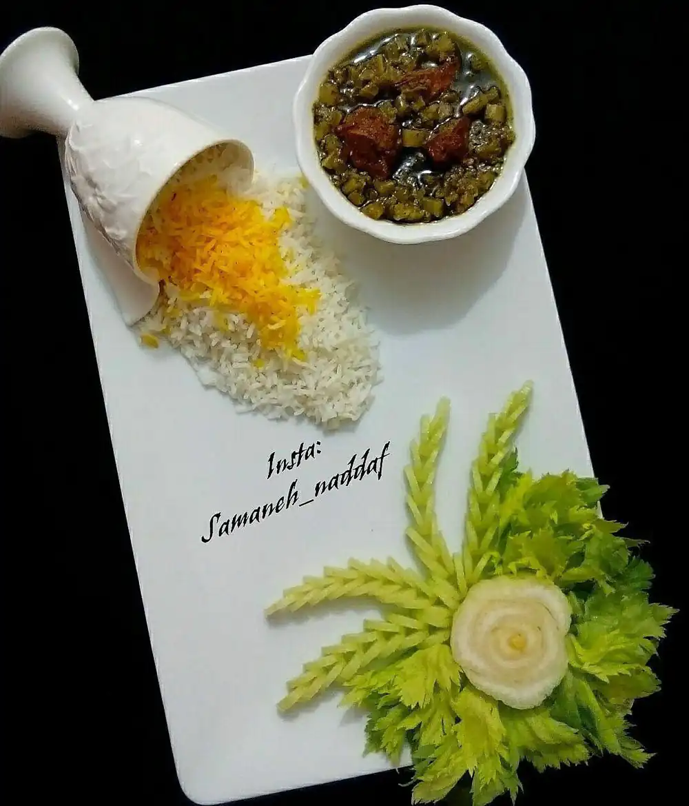 تزیین غذا ایرانی
