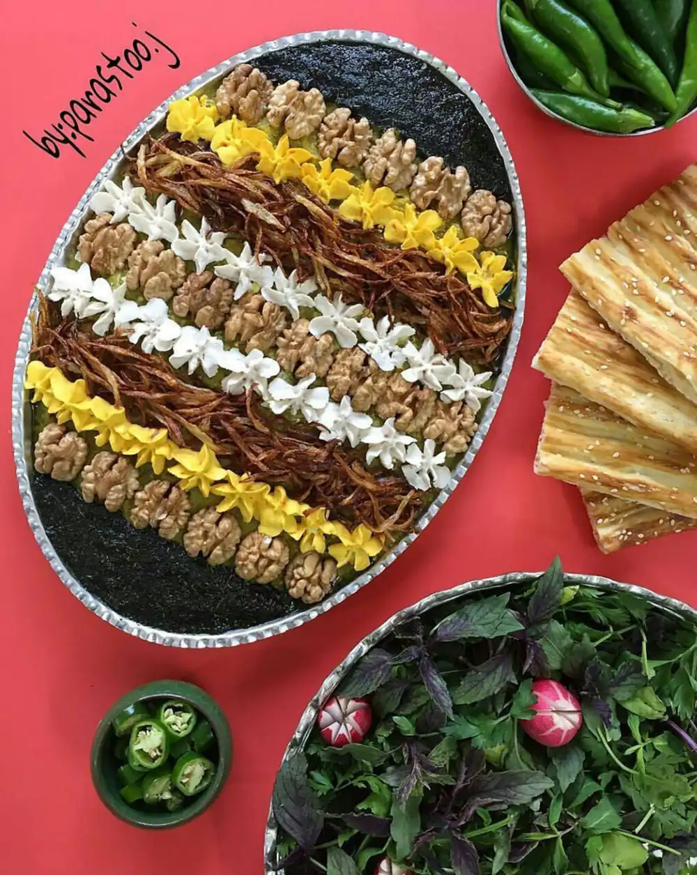 تزیین غذا ایرانی