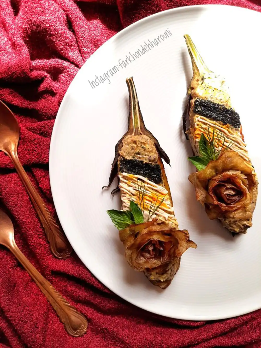 تزیین غذا ایرانی