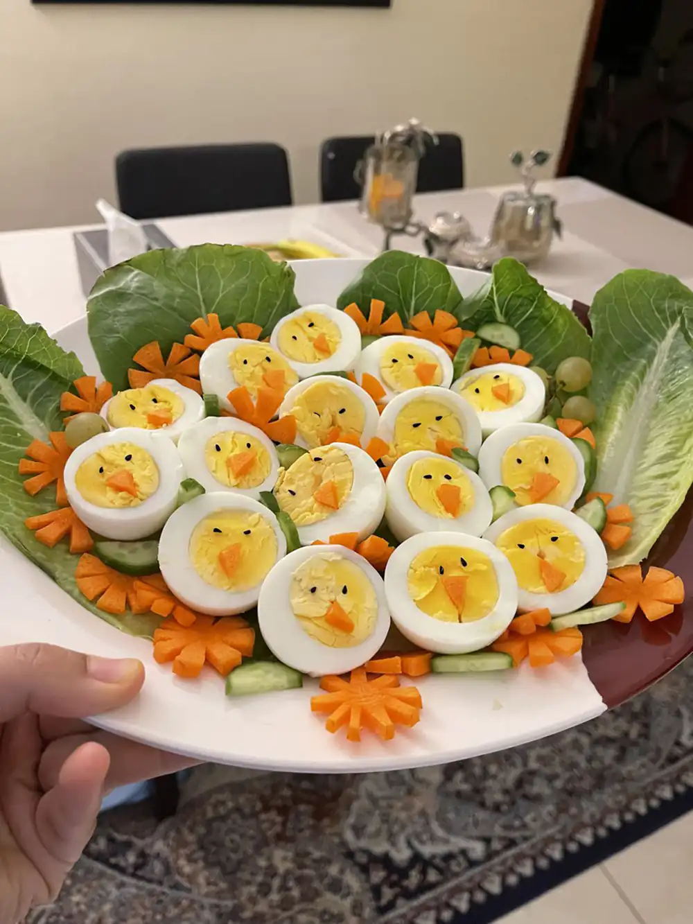 تزیین صبحانه برای جشنواره غذا