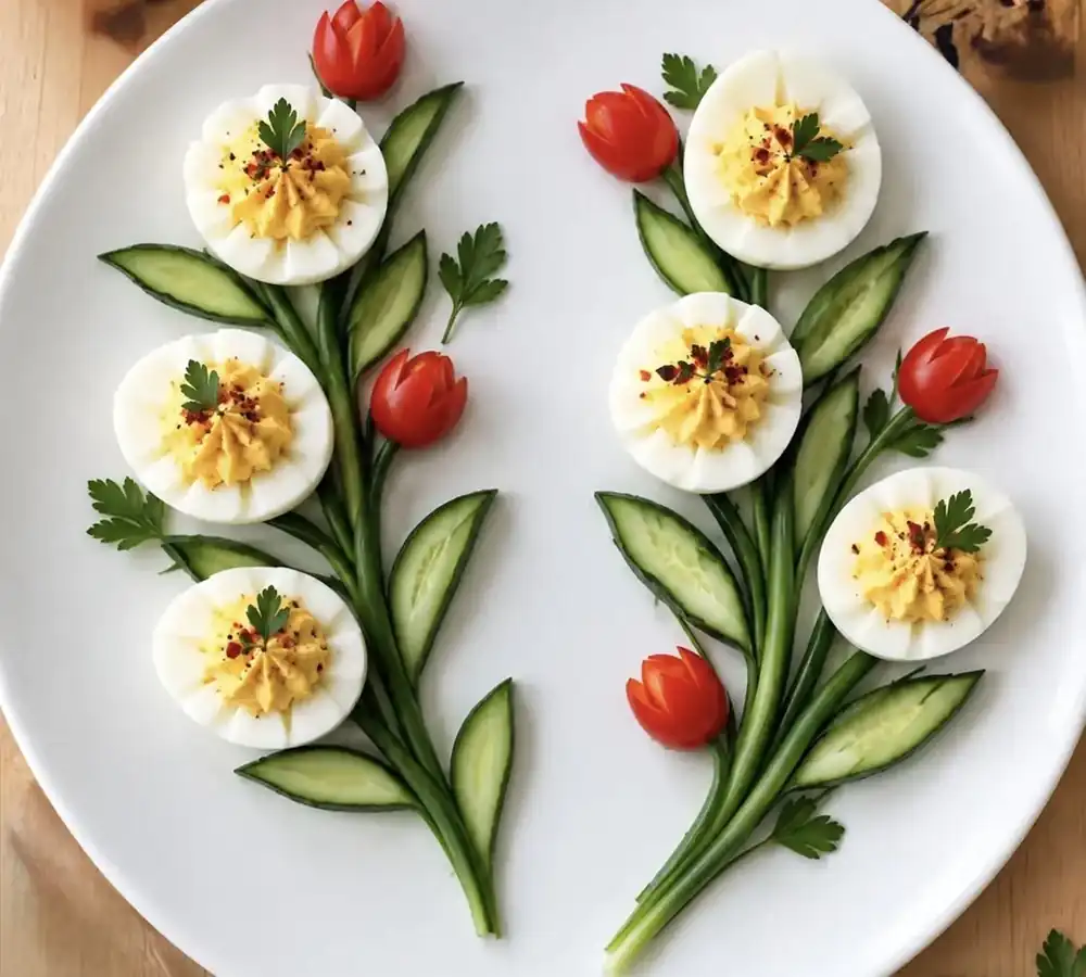 تزیین صبحانه برای جشنواره غذا