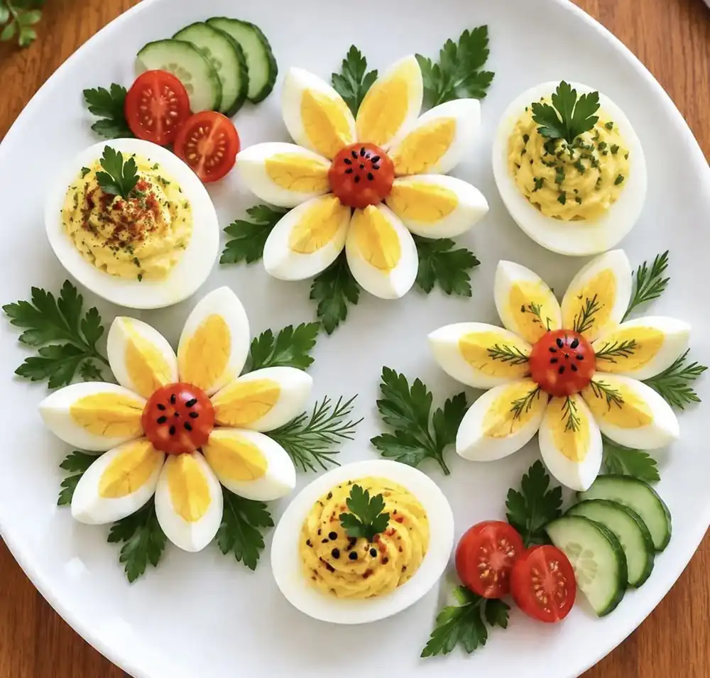 تزیین غذا با تخم مرغ برای مدرسه